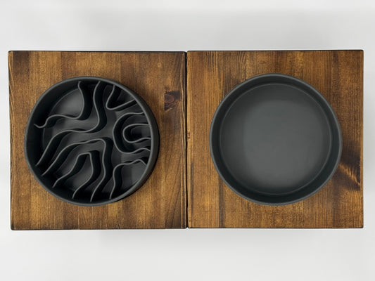 Groovy Elevated Dog Bowl Set